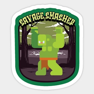 Savage Smasher Sticker